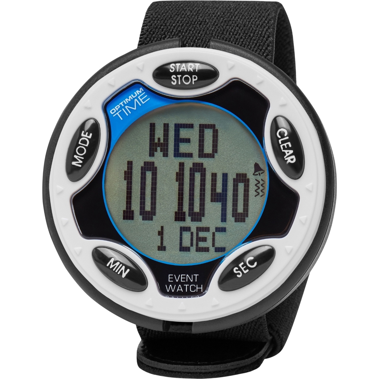 2026 Optimum Time Oe Series 14r Relógio Jumbo Recarregável Oe1460r - Branco